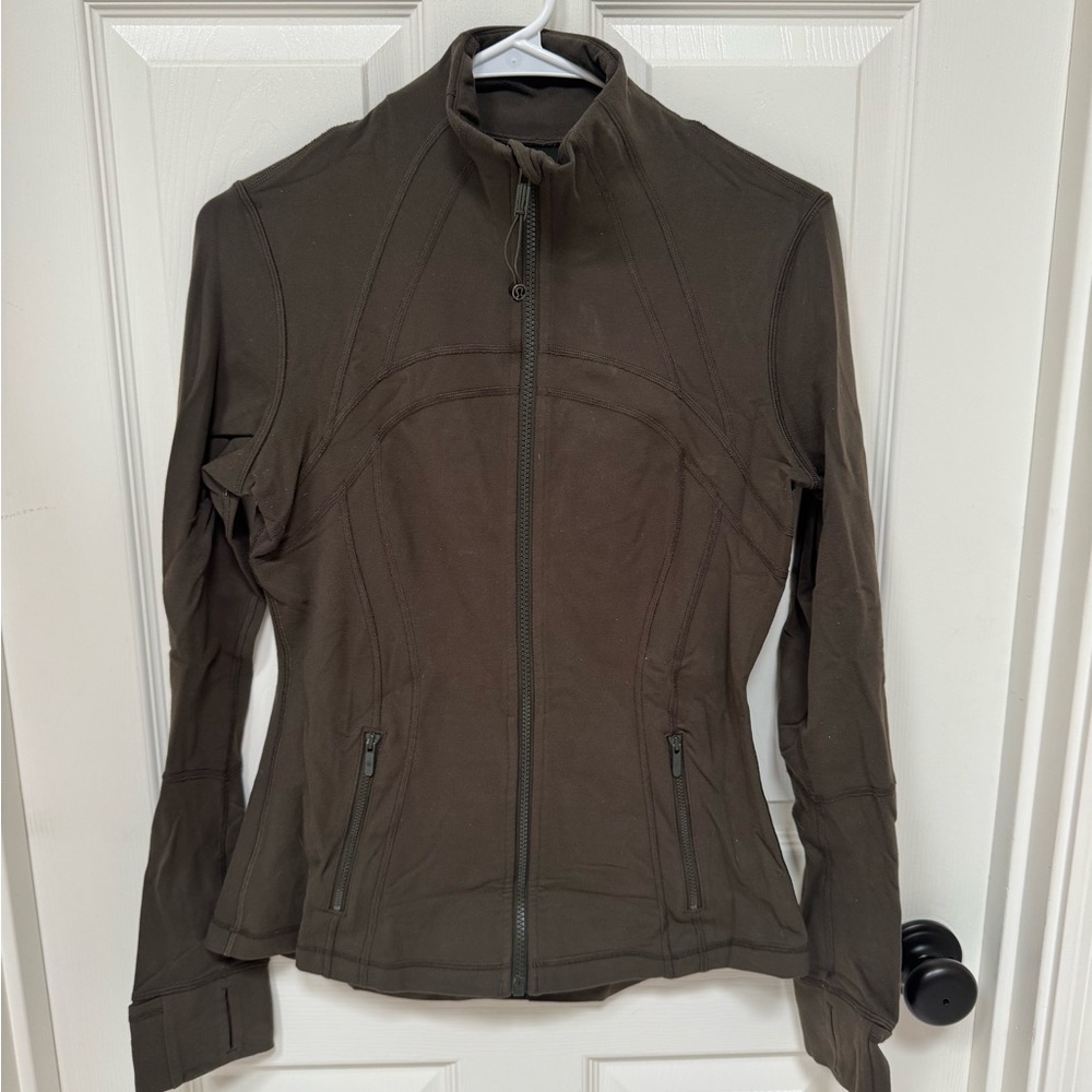 lululemon athletica Olive Green Full-Zip Define Jacket